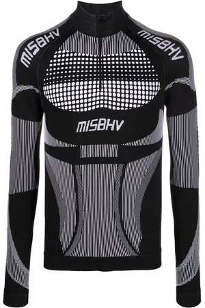MISBHV High-collar fitted top