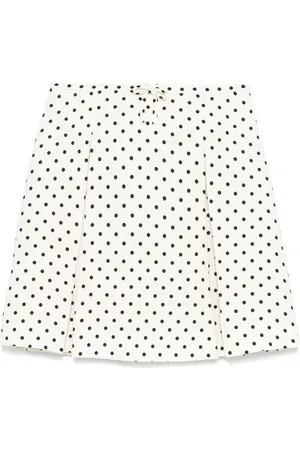 VALENTINO GARAVANI Polka dot-print mini skirt