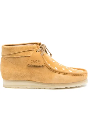 Clarks X Vandy The Pink Wallabee leather boots