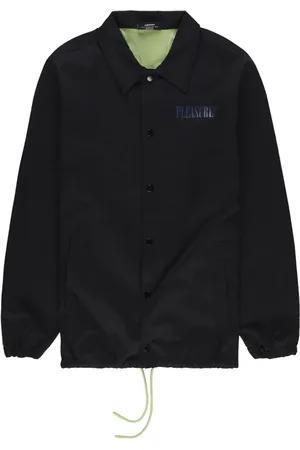 Pleasures Logo-print button-up jacket