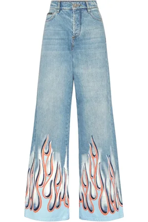 Philipp Plein Flame skater jeans