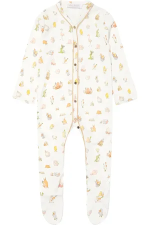 Atelier Choux Graphic-print organic cotton pajamas