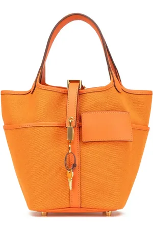 Hermès 2022 Toile Goeland and Swift Cargo Picotin Lock 18 handbag