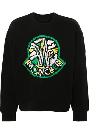 Moncler Logo-embroidered cotton sweatshirt