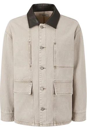 Studio Tomboy Contrast-collar jacket