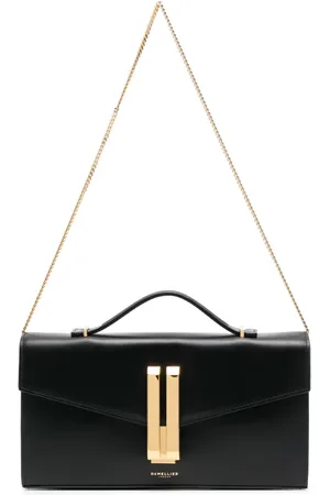DeMellier Vancouver leather clutch bag