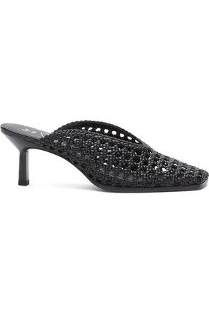 3.1 Phillip Lim 68mm macramé mules