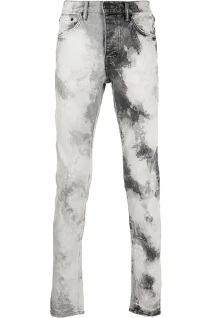 Purple Brand Tie-dye print jeans