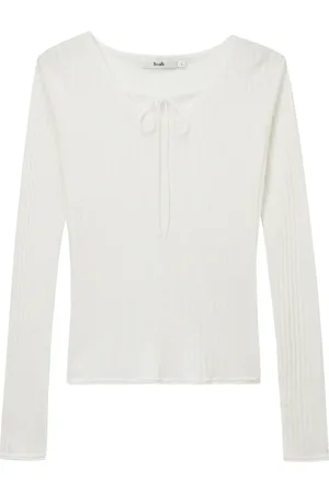 B+AB Ribbed-knit top