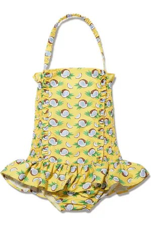 Rachel Riley Coconut ruched swimsuit