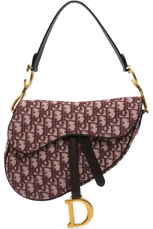 Dior 2019 Oblique Canvas Saddle Bag shoulder bag