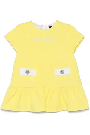 Balmain Logo-embroidered dress