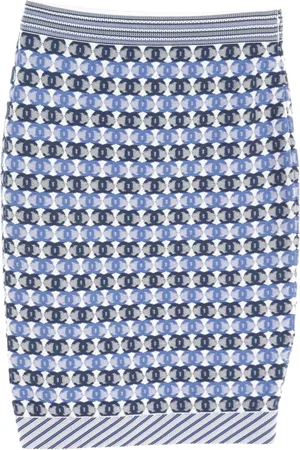 CHANEL 1896-1988s Coco mark skirt