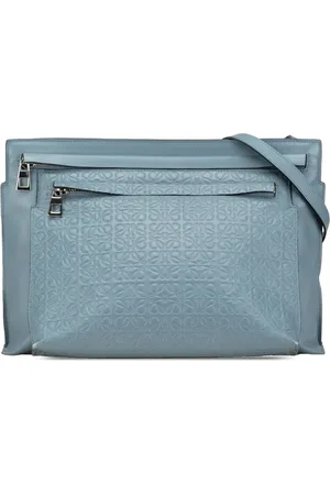 Loewe 2015 Leather Repeat Anagram Double T Pouch crossbody bag