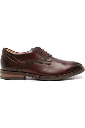 Clarks Un Hugh Lace leather derby shoes