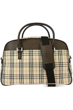 Burberry 1990-2000s House Check two-way hand bag
