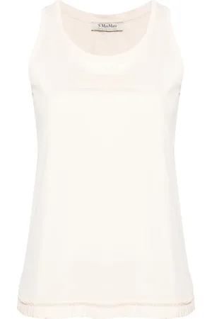 Max Mara Racer cotton tank top