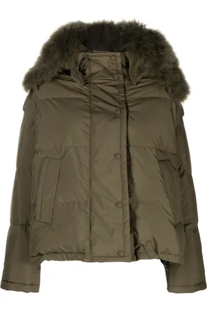 YVES SALOMON Hooded puffer jacket