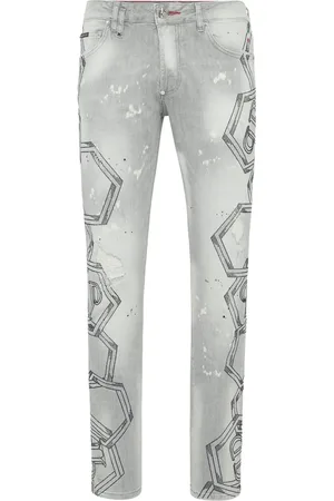Philipp Plein Crystal-embellished jeans