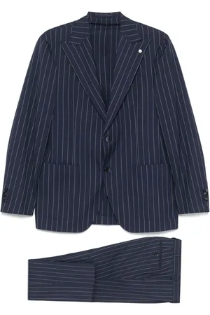LUIGI BIANCHI MANTOVA Pinstriped suit