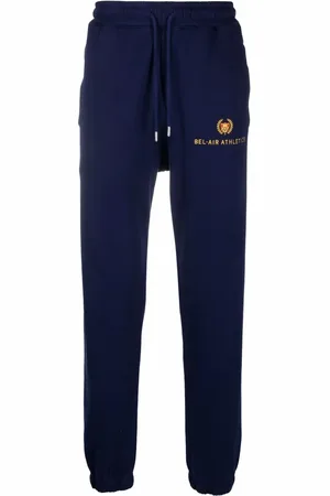 BEL-AIR ATHLETICS Embroidered logo crest trackpants