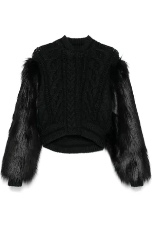Givenchy Faux-fur trim cardigan
