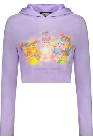 JEREMY SCOTT Cropped hoodie