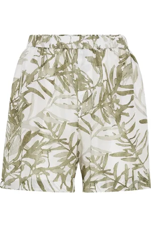 Brunello Cucinelli Herbarium-print shorts
