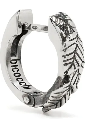 EMANUELE BICOCCHI Leaves huggie hoop earring