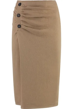 Malo Cashmere midi skirt