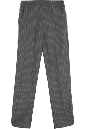 Rhude Pinstriped cropped trousers