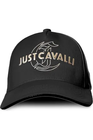 Roberto Cavalli Logo-appliqué cap