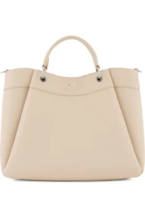 Armani Exchange Pleat-detail tote bag