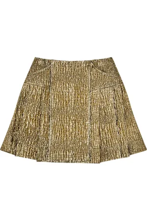 Simone Rocha Tie-detail pleated mini kilt