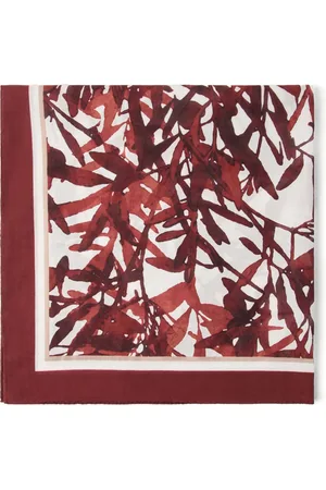 Brunello Cucinelli Floral-print scarf