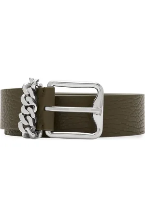 Burberry B-buckle leather belt