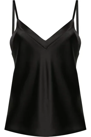 BLANCA Trachy satin top
