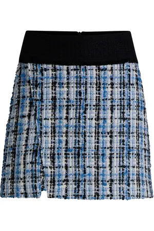 HUGO BOSS Tweed mini skirt