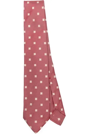 BARBA Patterned-jacquard tie