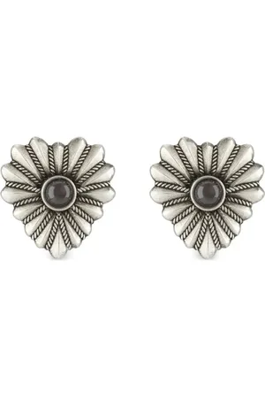 Gucci Sterling Interlocking heart earrings