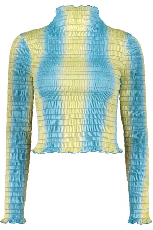 AMY CROOKES Gradient-effect top