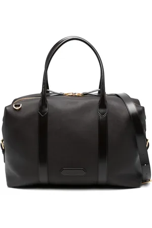 Tom Ford Leather side-buckle holdall