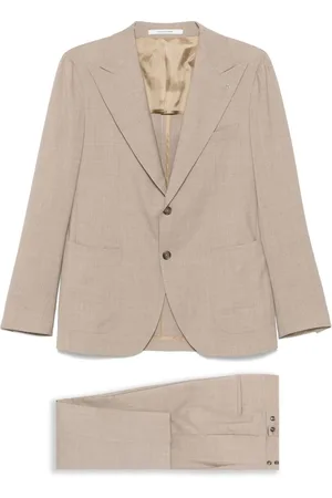 TAGLIATORE Brooch-detail suit