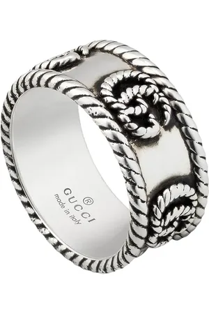 Gucci Sterling GG Marmont ring