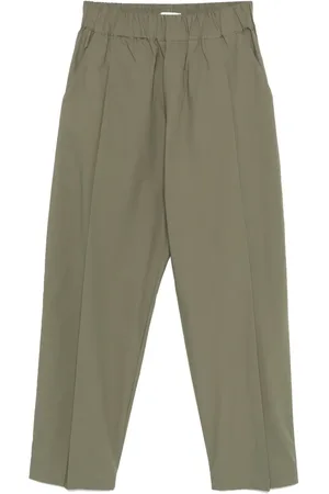 A PAPER KID Pleat-detail trousers