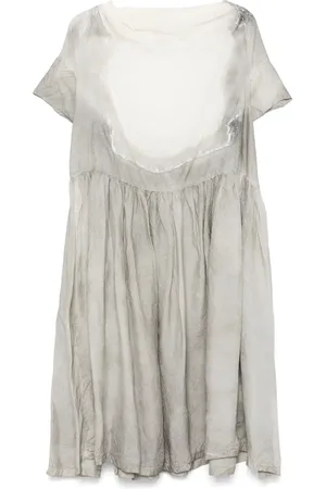RUNDHOLZ Painted-effect midi dress