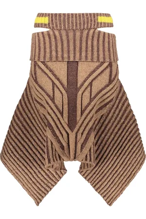 PAOLINA RUSSO Wool-blend skirt