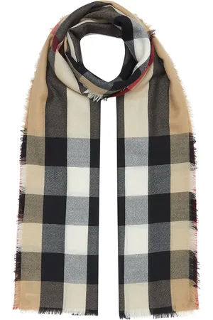 Burberry Vintage check cashmere scarf