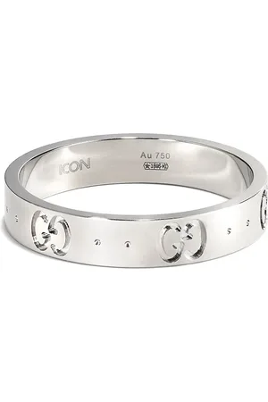 Gucci 18kt white gold Icon band