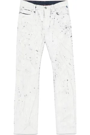 Maison Margiela Cracked-effect jeans